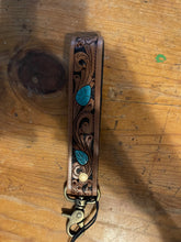 Load image into Gallery viewer, Turquoise daydreams key fob

