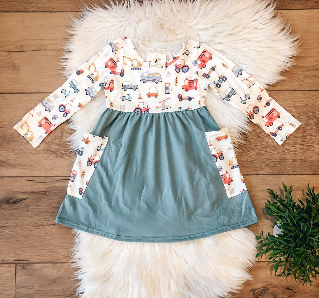 Trucks Vroom Dress