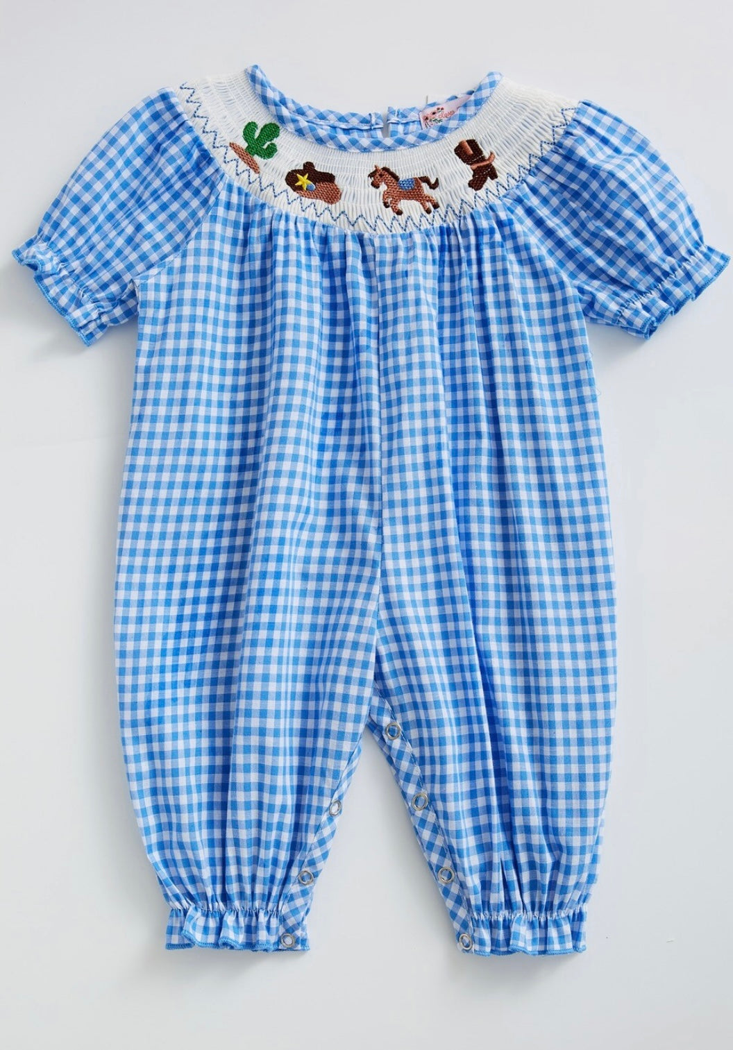 Western Smocked Romper